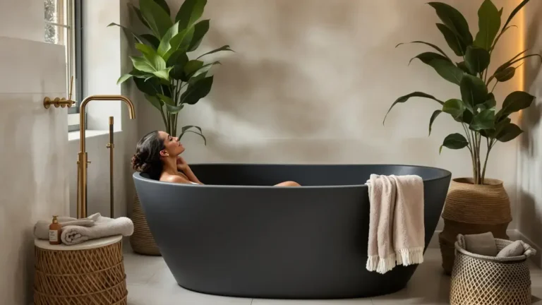 De badkamertrend van 2026 zet het witte bad dat velen tijdloos vinden ter discussie