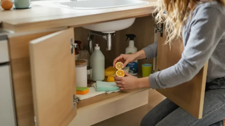 Deze citrusvrucht onder de gootsteen absorbeert vocht en voorkomt effectief schimmelvorming