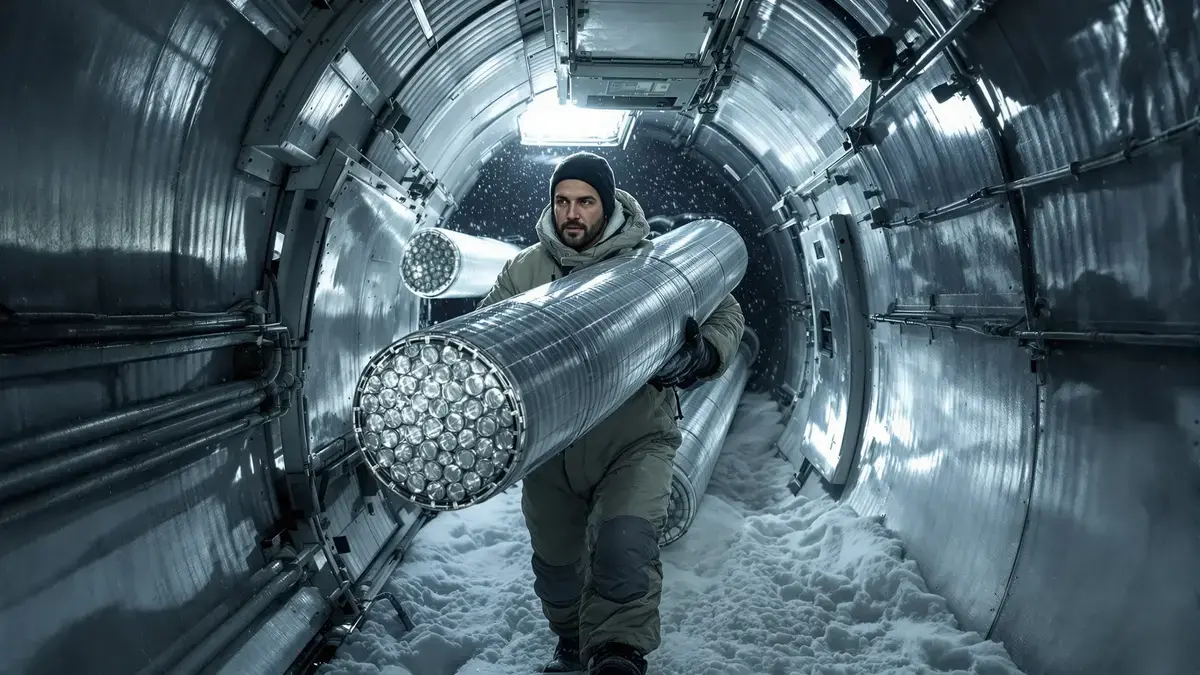 Wetenschappers verbergen ijs in een klein ondergronds kluisje op Antarctica, een verontrustende zaak om serieus te nemen